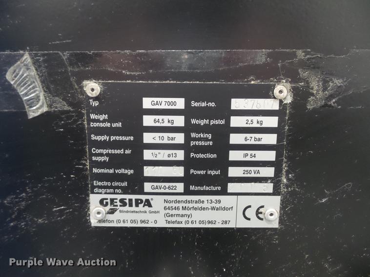 image for item DA0809 Gesipa 7000 automatic rivet machine