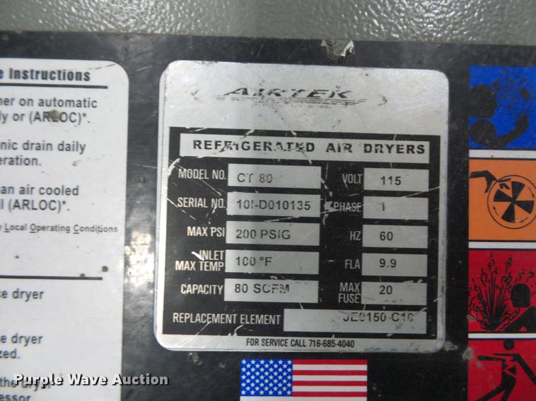 image for item DA0818 Airtek CT80 air dryer