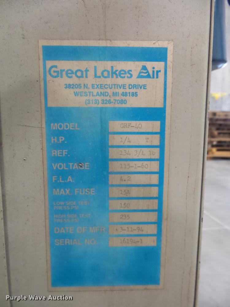 image for item DA0819 Great Lakes GRF-40 air dryer