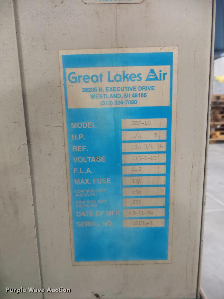 image for item DA0819 Great Lakes GRF-40 air dryer