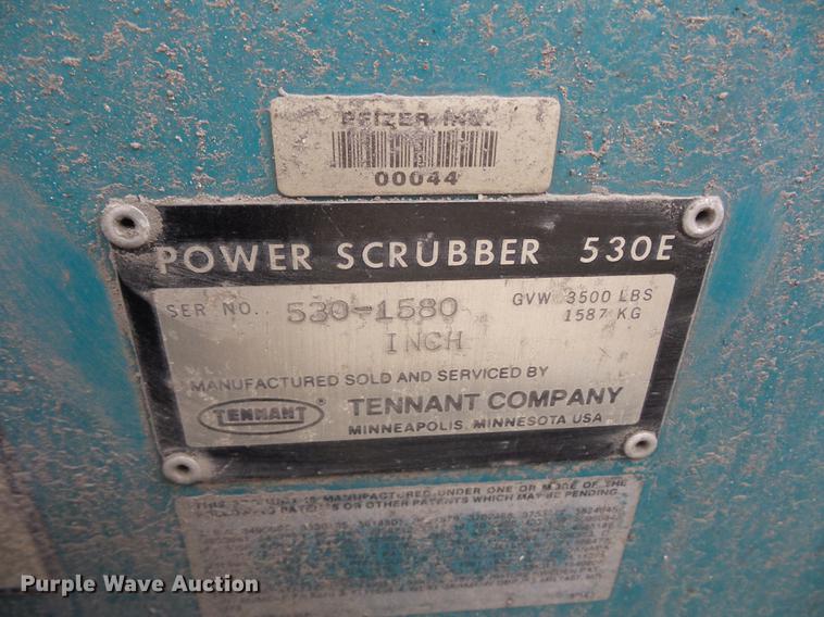 image for item DA0836 Tennent 530E floor scrubber