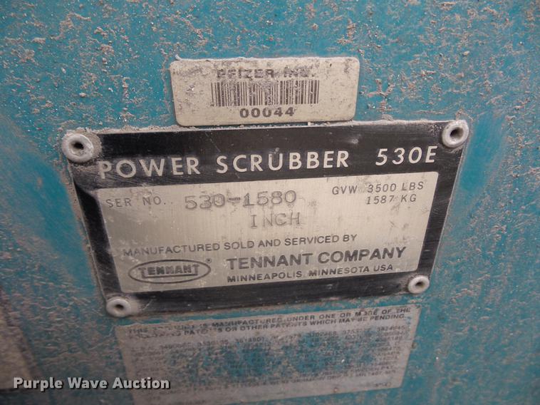 image for item DA0836 Tennent 530E floor scrubber