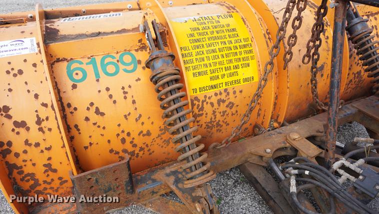 image for item DA1262 Henderson 10X42X15 snow plow