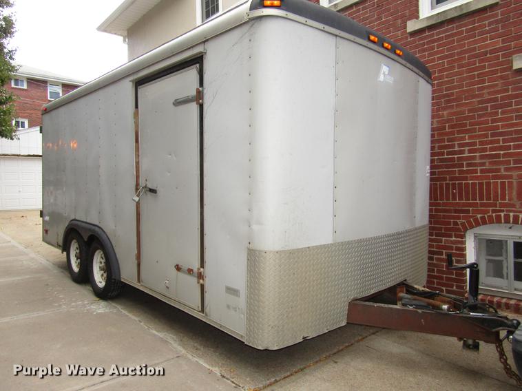 image for item DA3213 1996 Pace American L816TA2 enclosed cargo trailer