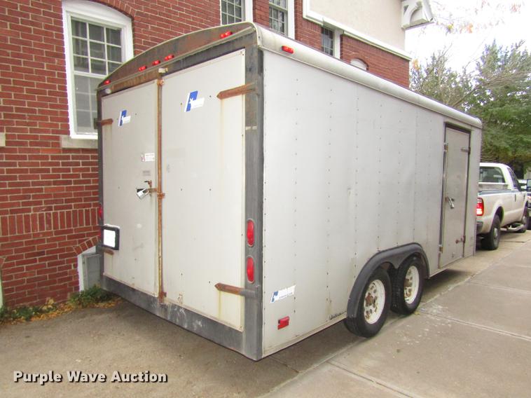 image for item DA3213 1996 Pace American L816TA2 enclosed cargo trailer