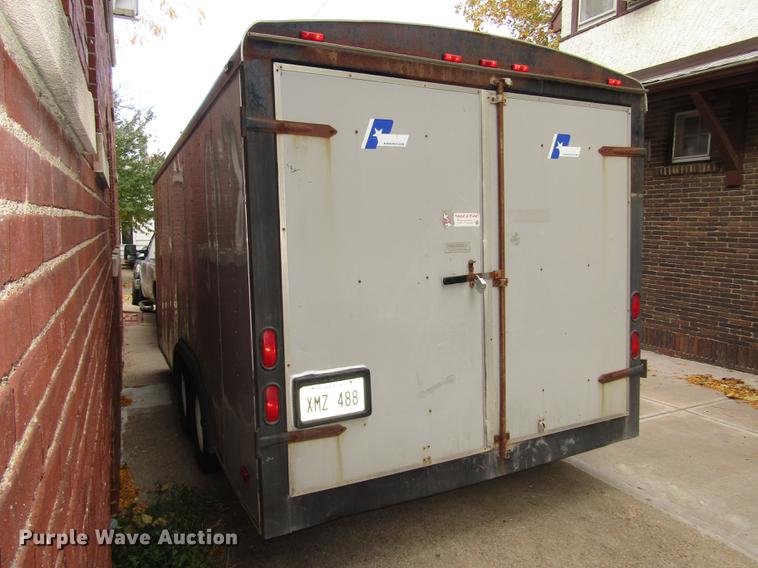 image for item DA3213 1996 Pace American L816TA2 enclosed cargo trailer