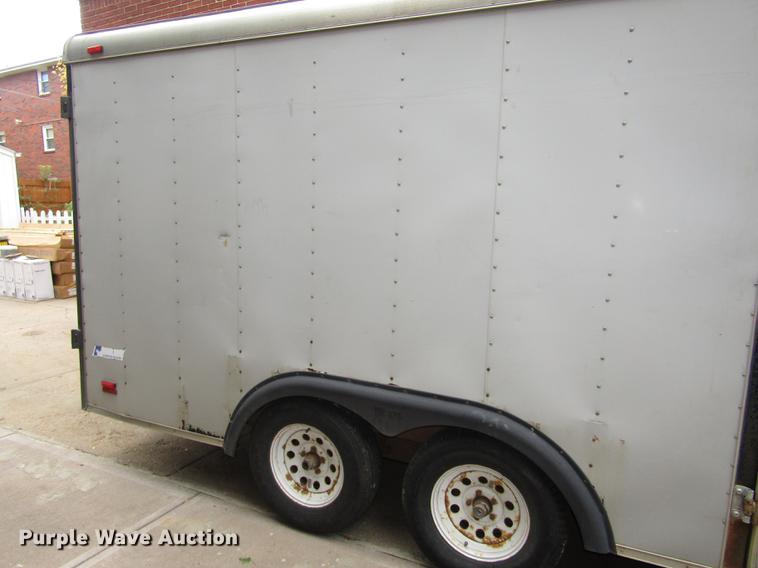 image for item DA3213 1996 Pace American L816TA2 enclosed cargo trailer