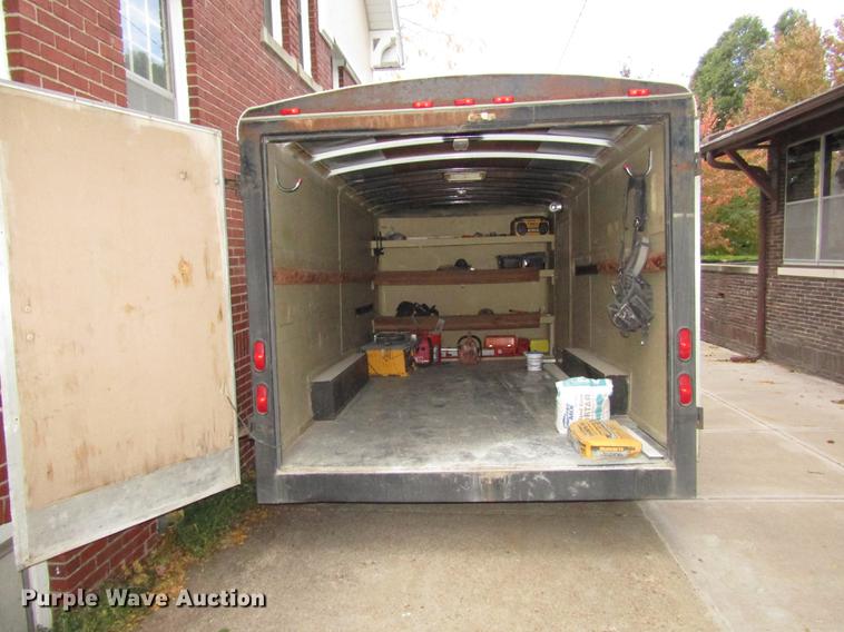 image for item DA3213 1996 Pace American L816TA2 enclosed cargo trailer