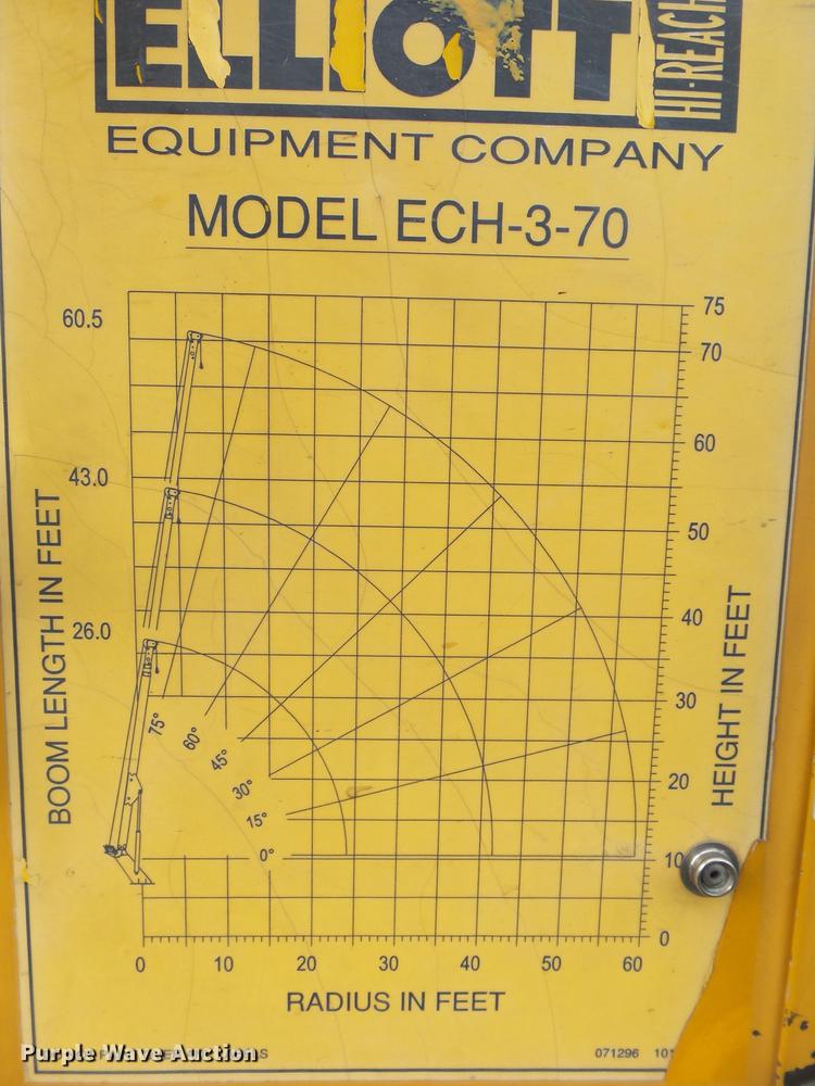 image for item DB7373 1998 International 4900 bucket truck