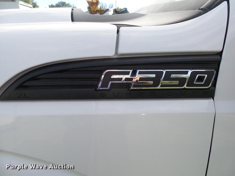 image for item DB7375 2013 Ford F350 Super Duty SuperCab utility bed pickup truck