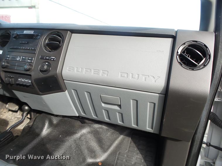 image for item DB7375 2013 Ford F350 Super Duty SuperCab utility bed pickup truck