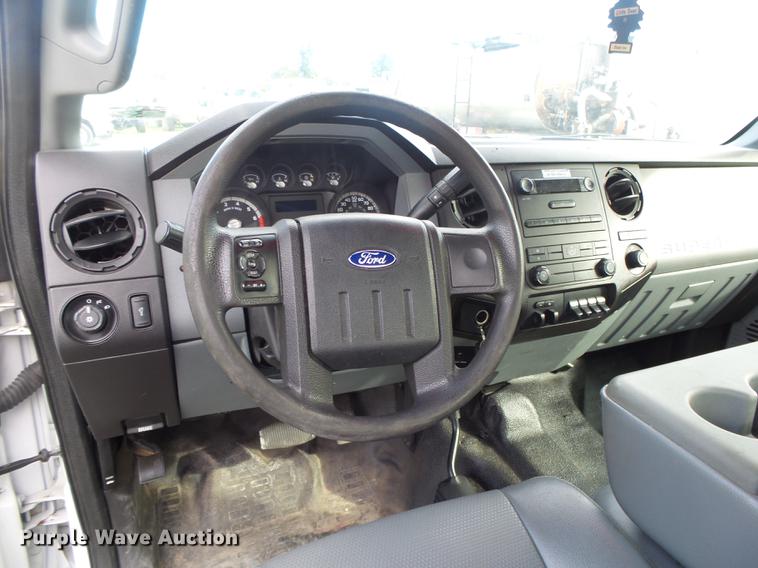 image for item DB7375 2013 Ford F350 Super Duty SuperCab utility bed pickup truck