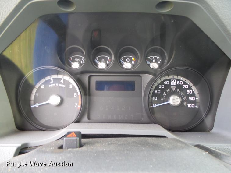 image for item DB7375 2013 Ford F350 Super Duty SuperCab utility bed pickup truck