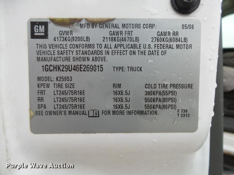 image for item DB7379 2006 Chevrolet Silverado 2500HD Ext. Cab pickup truck