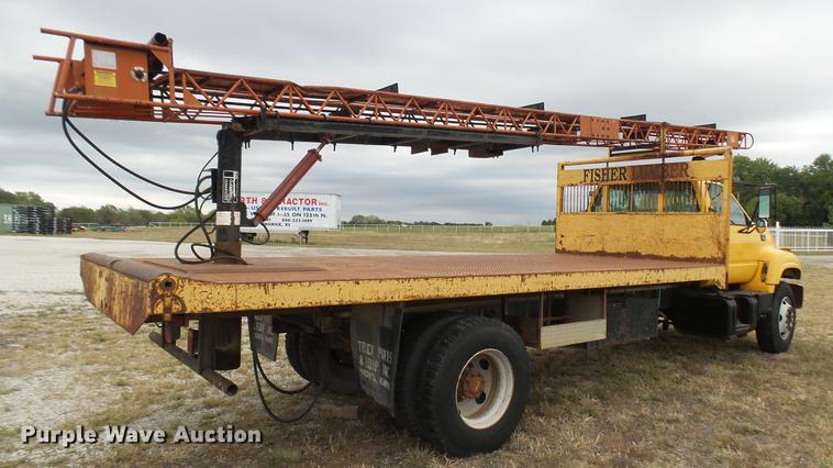 image for item DC1797 1997 GMC C7500 flat dump bed truck