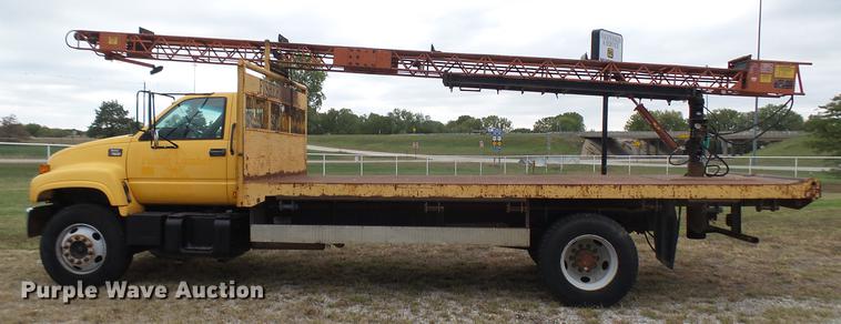 image for item DC1797 1997 GMC C7500 flat dump bed truck