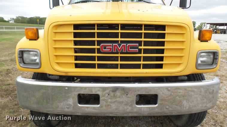 image for item DC1797 1997 GMC C7500 flat dump bed truck
