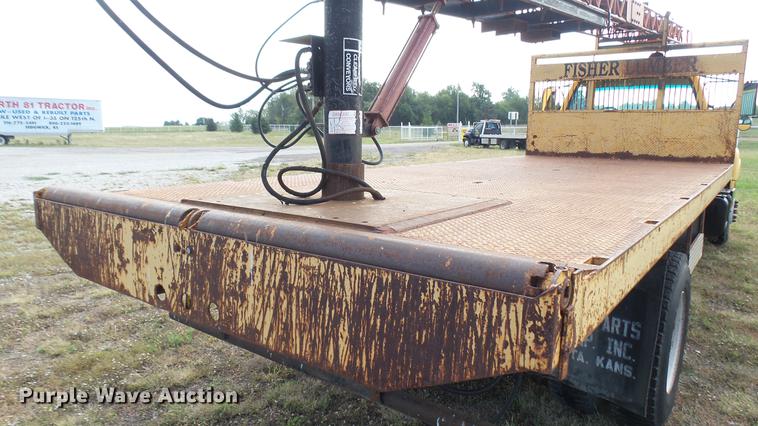 image for item DC1797 1997 GMC C7500 flat dump bed truck