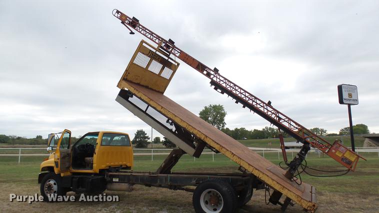 image for item DC1797 1997 GMC C7500 flat dump bed truck