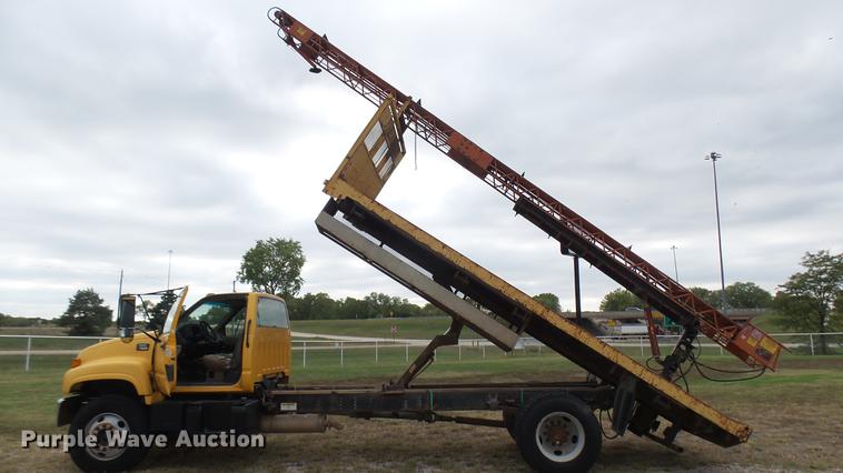 image for item DC1797 1997 GMC C7500 flat dump bed truck