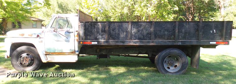 image for item DC1807 1966 Chevrolet 60 flatbed truck