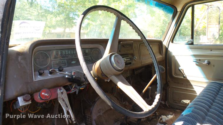 image for item DC1807 1966 Chevrolet 60 flatbed truck