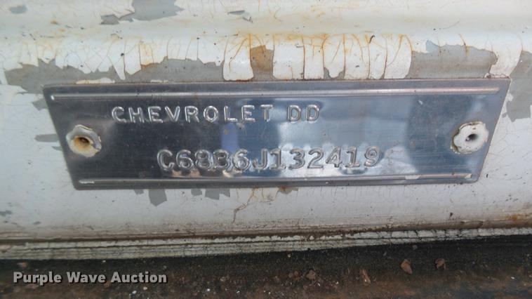 image for item DC1807 1966 Chevrolet 60 flatbed truck