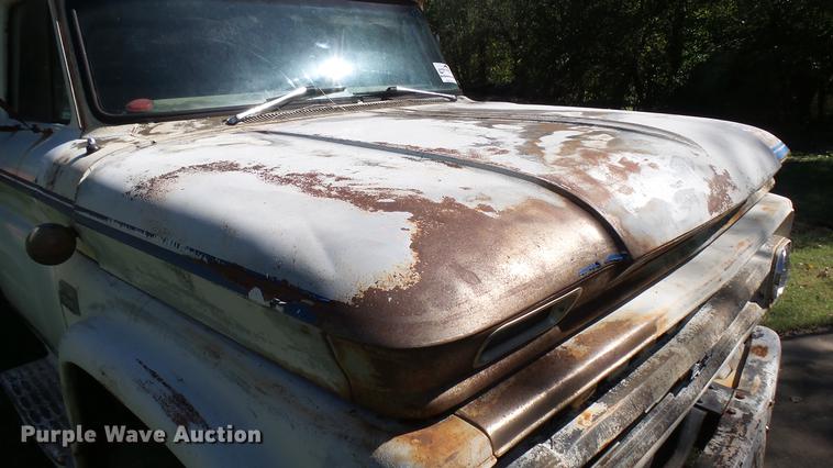 image for item DC1807 1966 Chevrolet 60 flatbed truck