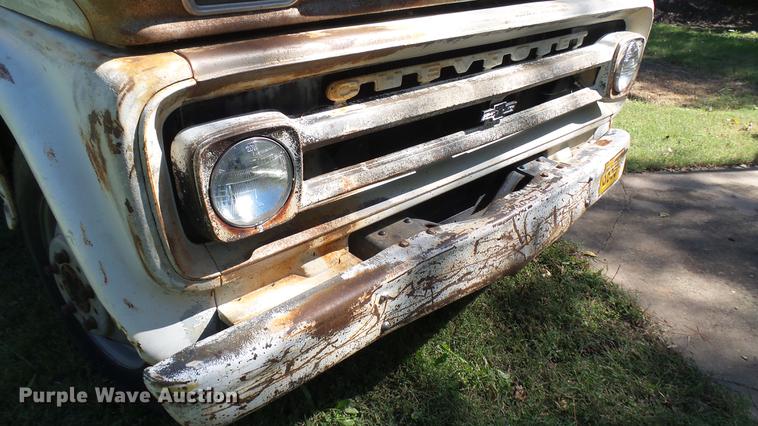 image for item DC1807 1966 Chevrolet 60 flatbed truck