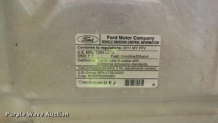 image for item DC2642 2011 Ford F150 XLT SuperCrew pickup truck