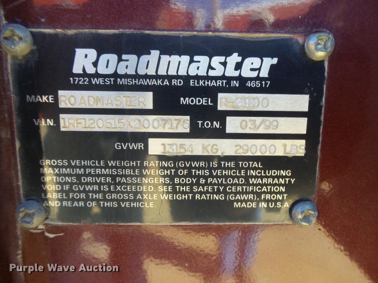 image for item DC3795 1999 Monaco Monocoque RV