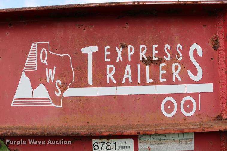 image for item DD0048 2006 QWS Express Trailers equipment trailer