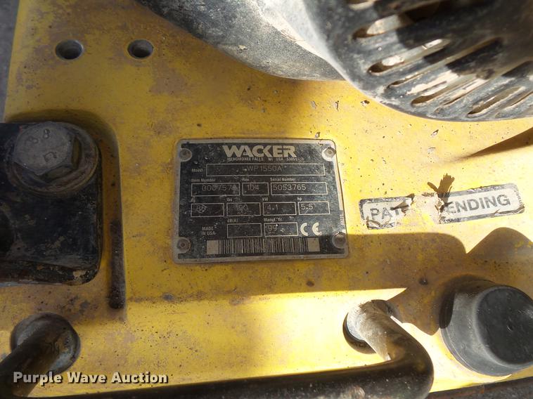 image for item DE9429 (2) Wacker plate compactors