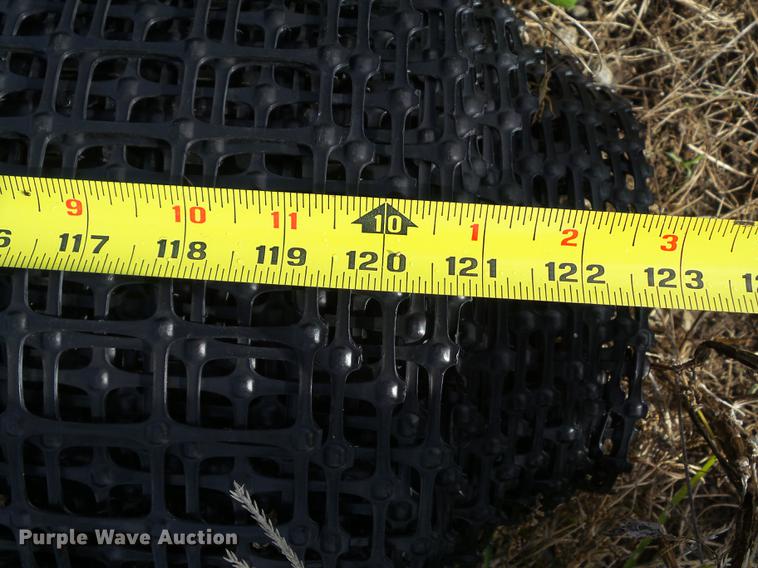 Geogrid soil stabilization mat in Swan, IA Item DH9495 sold Purple Wave