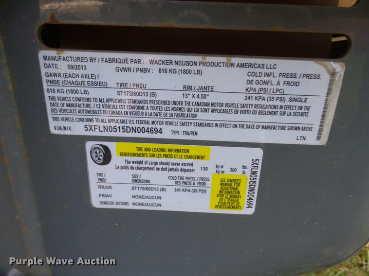 image for item DP9655 2013 Wacker LTN6 light plant