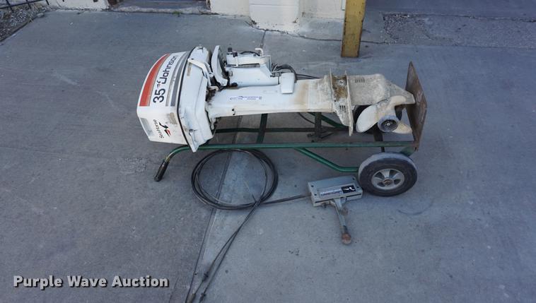 image for item DS9365 1977 Johnson 35 outboard motor
