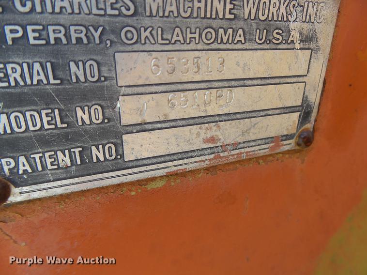 image for item DT9966 Ditch Witch 6510 cable plow