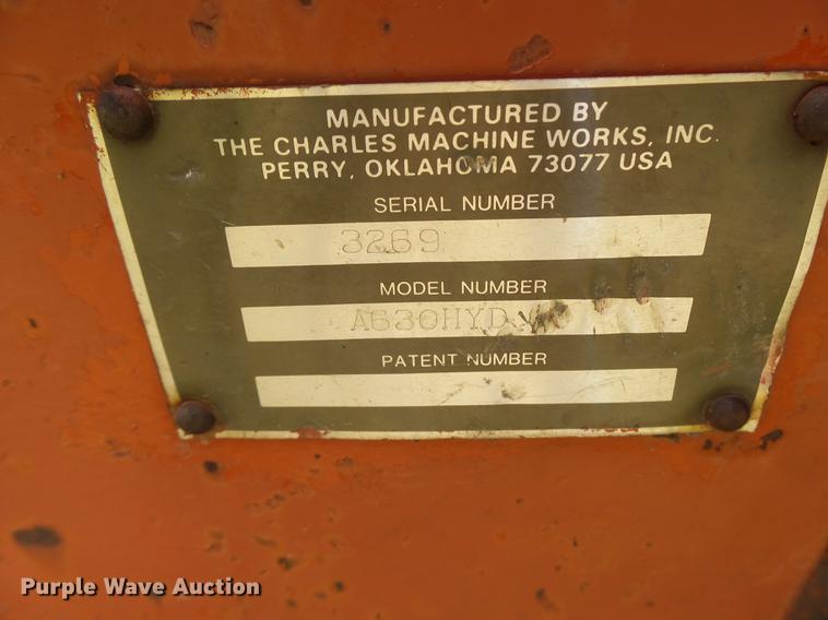 image for item DT9967 Ditch Witch 6510 cable plow