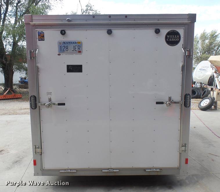 image for item EB9338 2016 Wells Cargo enclosed cargo trailer
