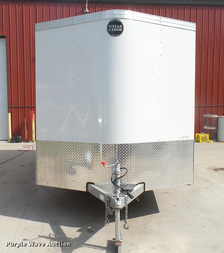 image for item EB9338 2016 Wells Cargo enclosed cargo trailer