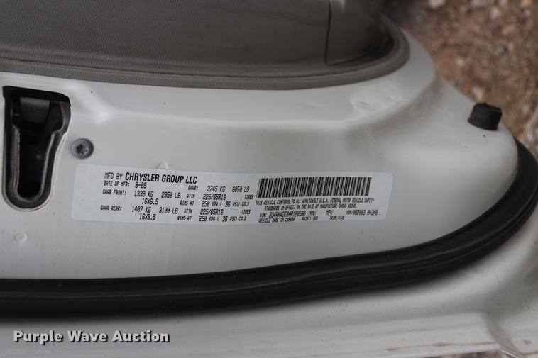 image for item ED9630 2010 Dodge Grand Caravan handicap accessible van