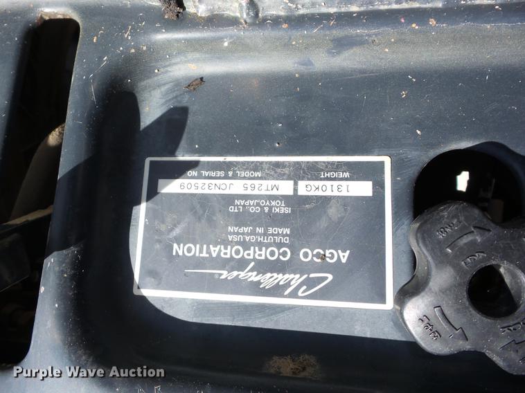 image for item K6346 2004 Challenger MT265 tractor