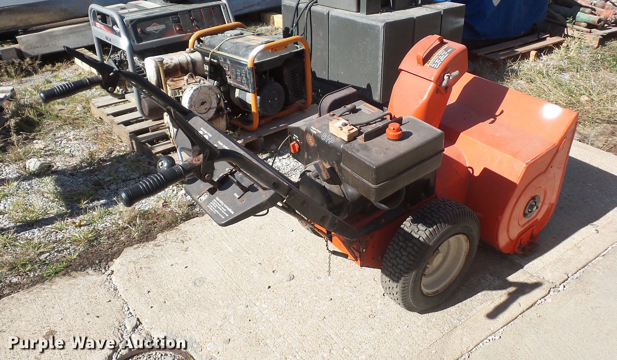 Ariens ST824 snow blower in Raytown, MO Item DA0940 sold Purple Wave