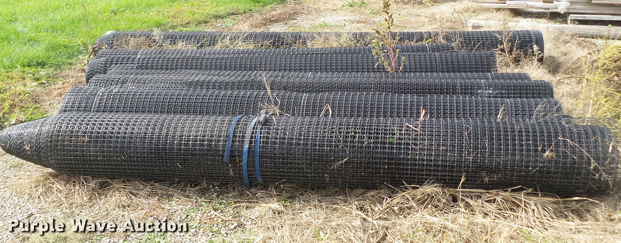 Geogrid soil stabilization mat in Swan, IA Item DH9495 sold Purple Wave