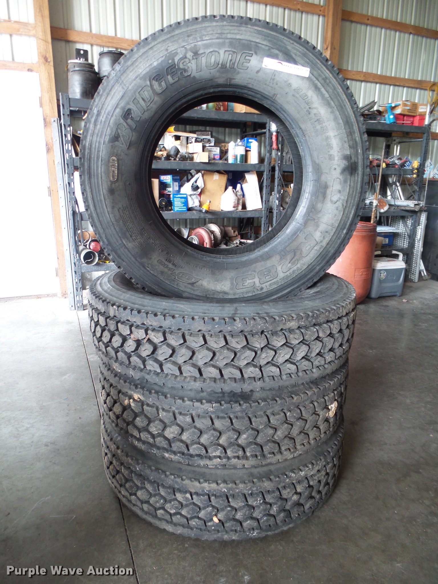 (4) Bridgestone tires in Lebanon, MO Item DS9693 sold Purple Wave
