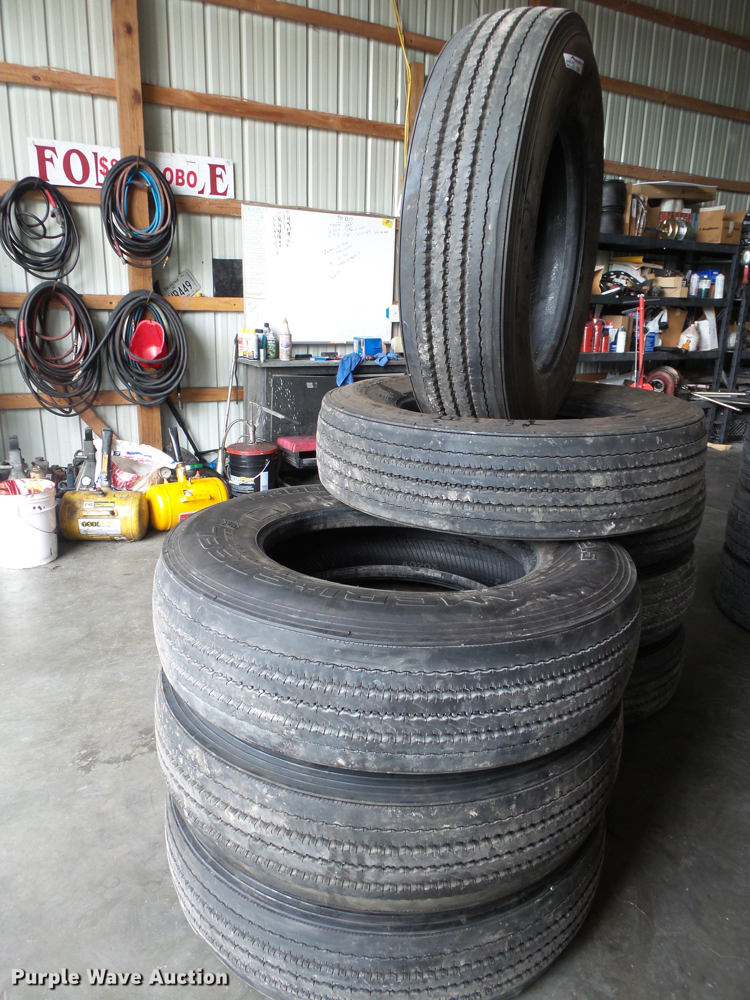 (8) General Ameri Steel tires in Lebanon, MO Item DS9694 sold