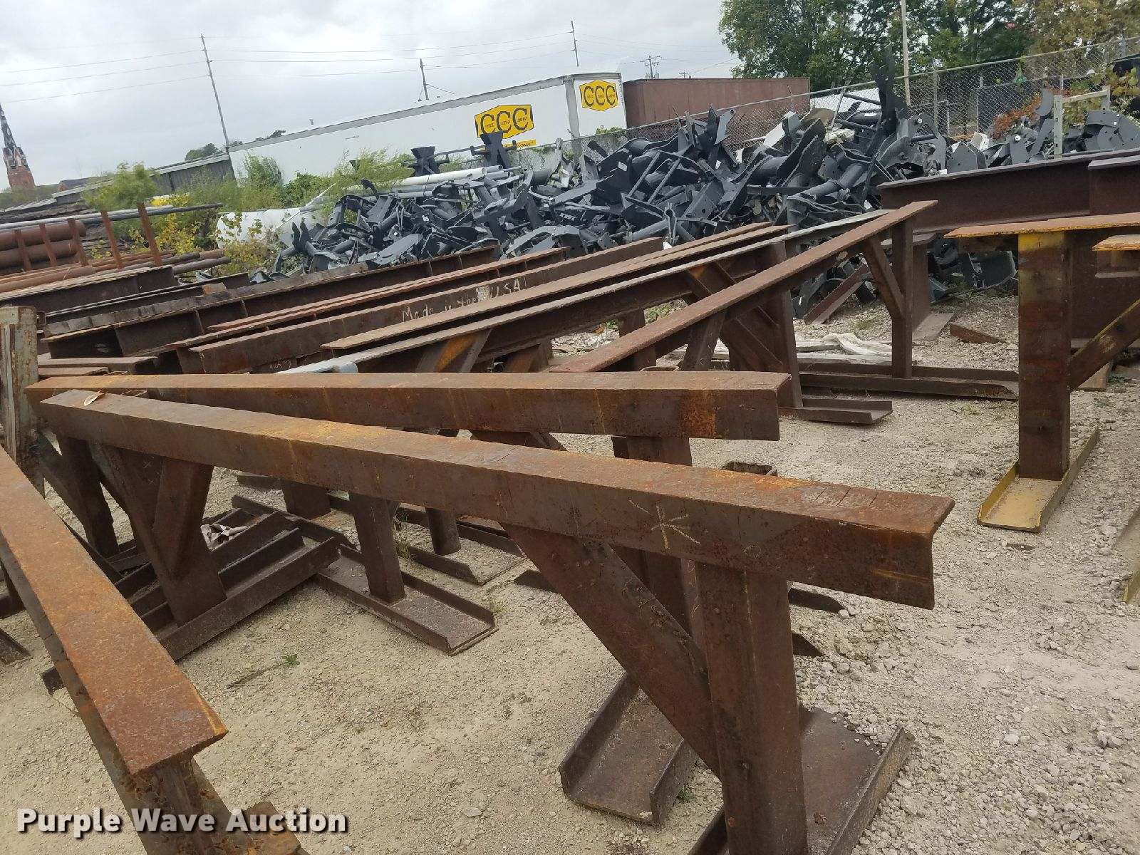 (4) saw horses in Dubuque, IA Item EE9253 sold Purple Wave