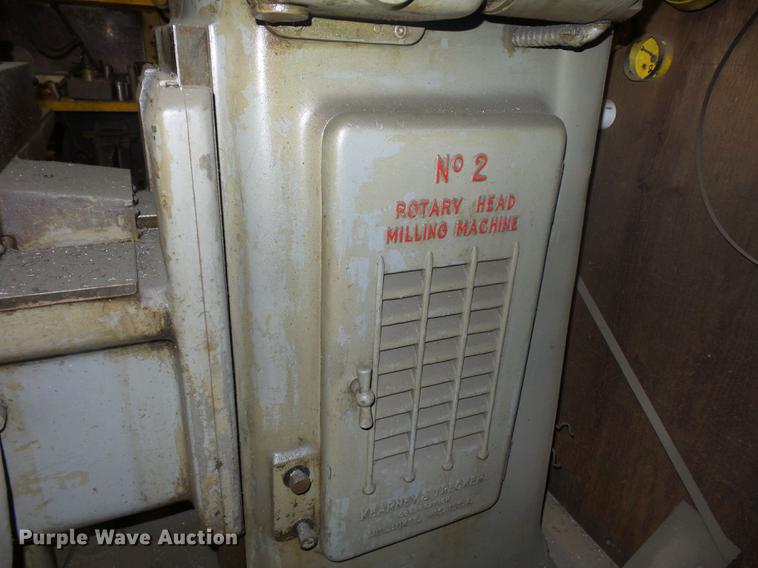 image for item DA0775 Rotary head milling machine