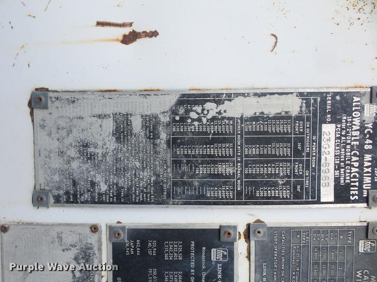 image for item DA0776 Link Belt crane