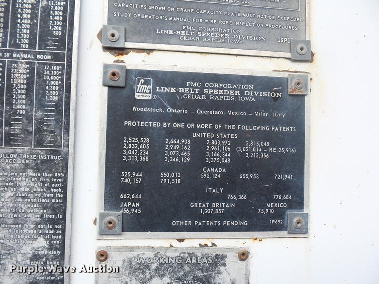 image for item DA0776 Link Belt crane